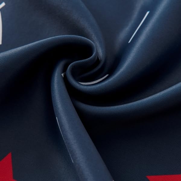 Kids Space Themed Blackout Curtains - 2 Panels, Each W42×L54, 100% Blackout, Perfect for Bedroom and Nursery, Energy Saving with Vibrant Cosmos Patterns