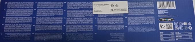 Micro Kickboard Mini Deluxe LED Three-Wheeled Lean-to-Steer Swiss-Designed Micro Scooter