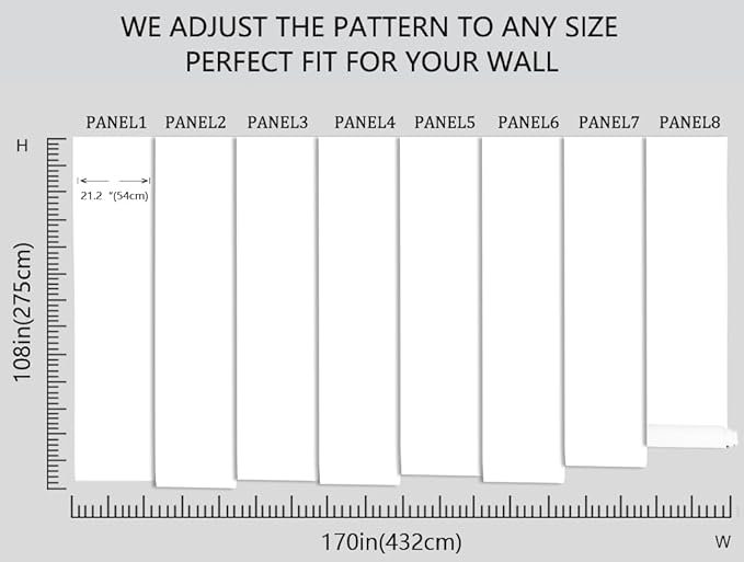 Watercolor Birch Tree Forest Wallpaper Woodland Animal Wall Mural for Kids Bedroom Nursery Room Living Room(Not Self-Adhesive)