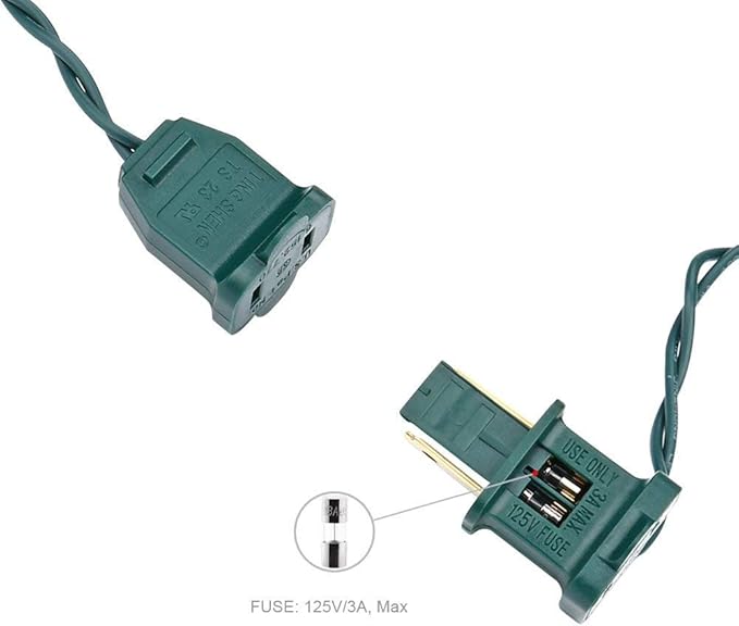 Brizled 4 Pack LED Christmas Lights, 100 LED 33ft Christmas String Lights, 120V UL Certified Connectable Xmas Tree Light Mini Xmas Light for Home Tree Patio Indoor and Outdoor Decorations, Warm White