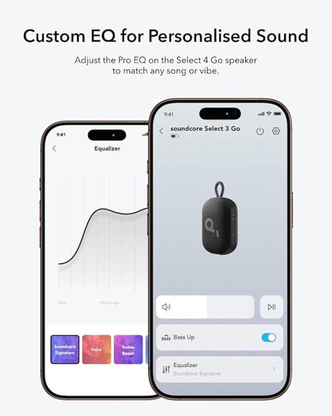 Soundcore Select 4 Go Bluetooth Shower Speaker by Anker, IP67 Waterproof/Dustproof, Ultra-Portable Speaker, Wireless, 20H Playtime, Floatable, Powerful Sound, Electronics for Outdoors/Home/Travel