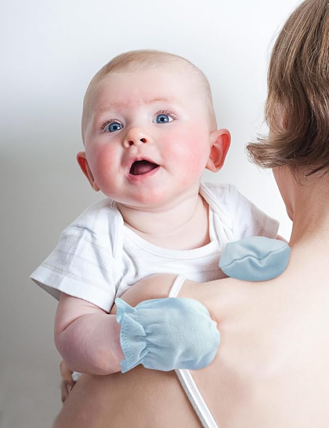 Cute Baby Mittens Newborn, No Scratch Baby Boy Mittens, Baby Girl Hat Gloves for Toddlers, Infant, Newborn