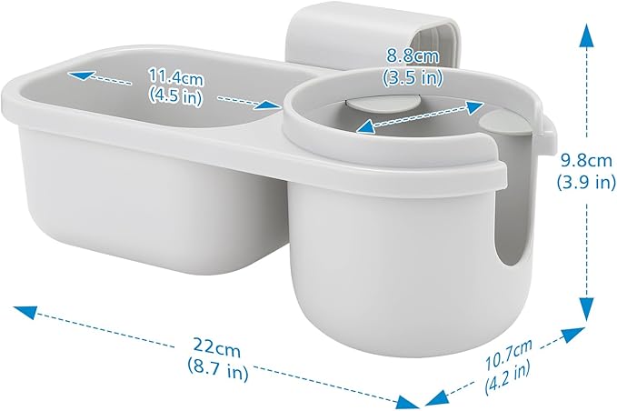 Accmor Child Cup Holder Snack Tray for Convertible Car Seats, Universal Child Cup Holder Compatible with Most Baby Car Seat Models