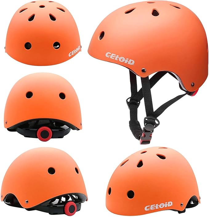 Kids Bike Helmet,Toddler Skateboard Helmets for Ages 2-3-5-8-14 Years Boys Girls,Adjustable Multi-Sport Bicycle Skateboarding Football Roller Skating Scooter Rollerblade Balance Bike Helmet