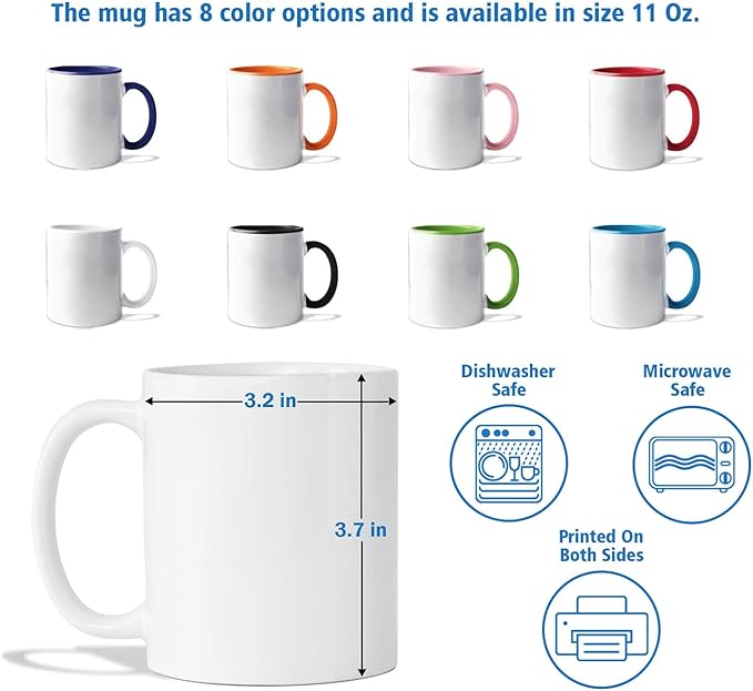 Goat Coffee Mug Gift, Personalized Name Goat Lover Ceramic Coffee Cup 11 Oz 15 Oz, Customized Goats Tea Mug Gift for Birthday/Christmas/Special Day/Holiday, Funny Animal Goats White Accent Cup