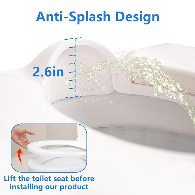 Potty Training Seat: 2 in 1 Design Potty Seat for Toilet & Nursery Step Stool for Sink Potty Training Toilet with Height Adjustable Ladder for Kids of All Ages (Gray)