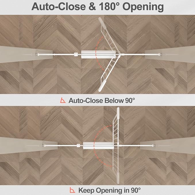 Fairy Baby Fairy Baby Walk Through Baby Gate Auto Close White Child Safety Gates Extension