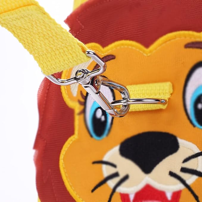 Toddlers Leash + Anti Lost Wrist Link Child Kids Safety Harness Kids Walking Wristband Assistant Strap Belt for Boys Pink Christmas Gift (Yellow)