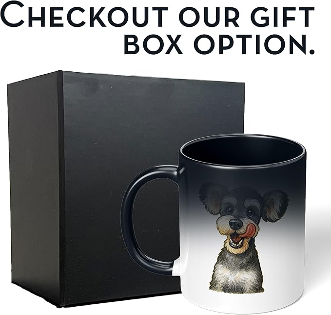 Personalized Coffee Mug, Custom Photo Caricature Gift, Funny Customized Coffee Gift for Men & Women, Custom Mugs with Pictures, Color Changing 11oz Father's Day Mug