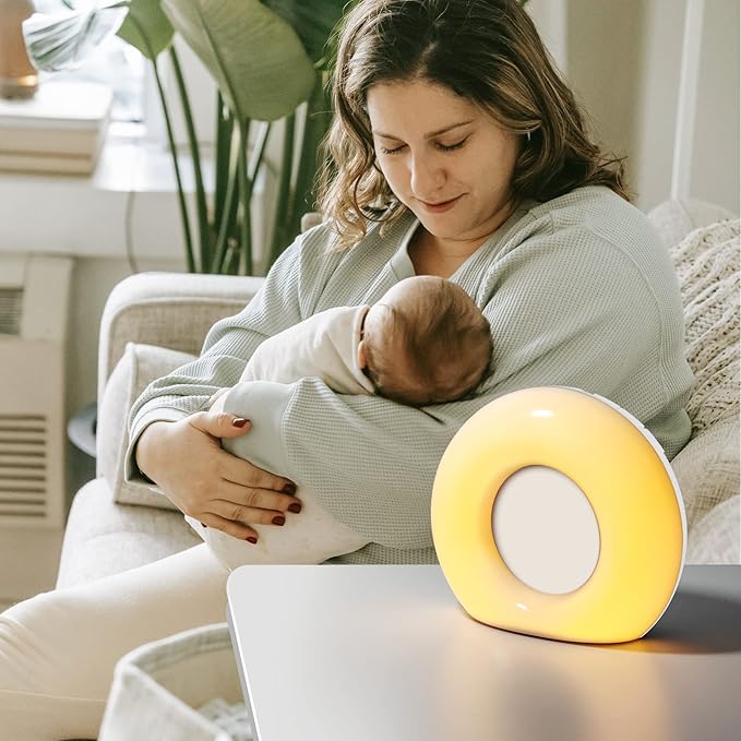 Sound Machine White Noise Machine with 30 Soothing Sounds 36 Levels Volume 5 Timers and Memory Function Effectively Blocks Noise Ideal Sleep Machine for Baby Kids Adults Night Light