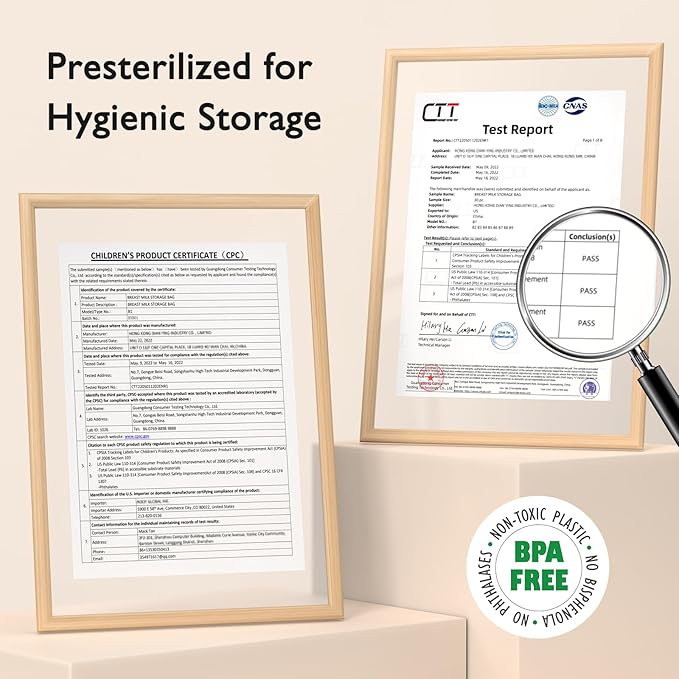 Momcozy Breastmilk Storing Bags, Temp-Sensing Discoloration Milk Storing Bags for Breastfeeding, Disposable Milk Storage Bag with 6 Ounce Self Standing, No-Leak Milk Freezer Storage Pouches, 200pcs