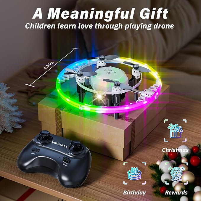 Drones for Kids, 2025 Mini RC Drone Quadcopter with 360 Degree Flip, 90 Degree Surround Flight, 8, 9, 10, 11, 12 Years Old Boys and Girls Ideal Gift Toys