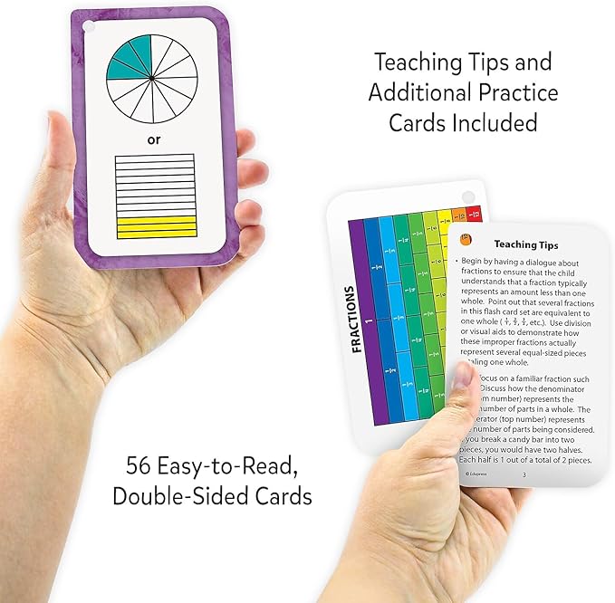 Teacher Created Resources Fractions Flash Cards (EP62053)