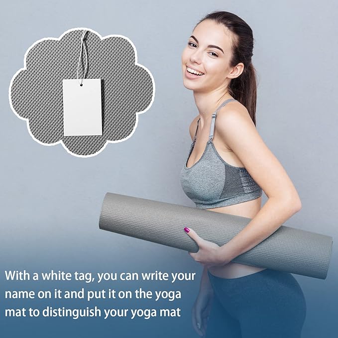 10 Pack Yoga Mats Bulk, 68'' x 24'' x 4mm Thick Yoga Mats for Kids and Adult Gym Mats Bundle Latex Free Exercise Mats with Non Slip Texture for Outdoor Yoga, Pilates or Workout
