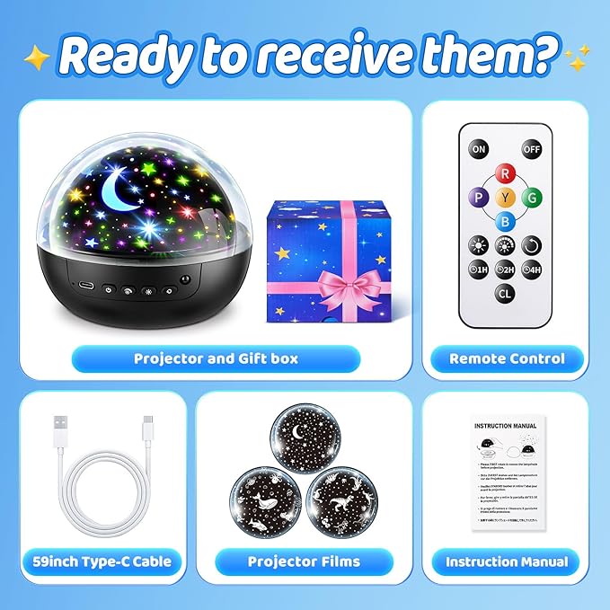 Dinosaur Toys for Kids 3-8 | 3D Films & 31 Colors & & 360° Rotate & Timer | Dinosaur Night Light Projector Toys for 2-10 Year Old Boys Room Decor Gift for Boys Jurassic World Jurassic Park Toys