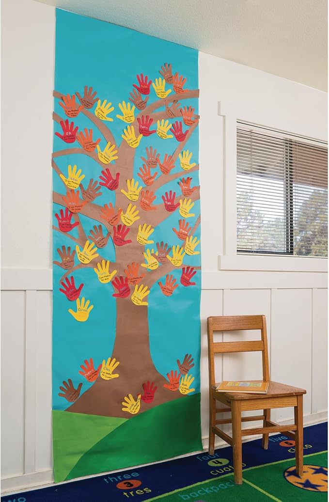 Colorations Dual Surface Paper Roll Classroom Supplies for Arts and Crafts Black (36" x 1000') (Item # DSBK)