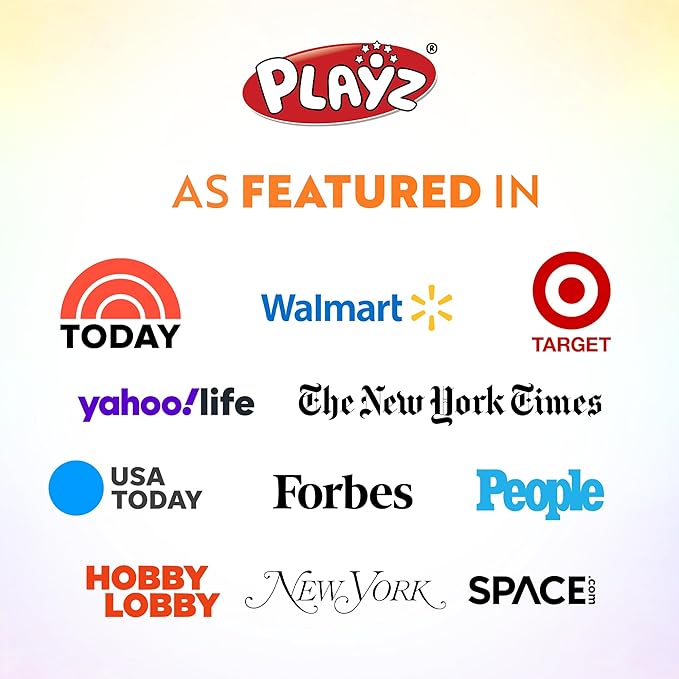 Playz 5-Piece Kids Pop up Play Tent Crawl Tunnel and Ball Pit with Basketball Hoop Playhouse for Boys, Girls, Babies, and Toddlers (Purple, Orange, Yellow, Red, Blue)