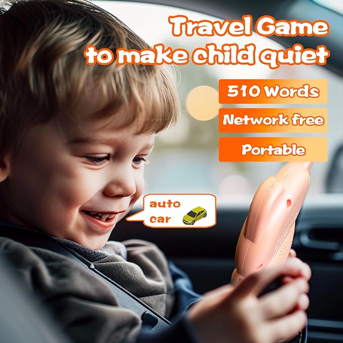 Talking Flash Cards for Kids - Italian Bilingual English Flashcard for Toddlers 3-12, Test Mode, 510 Sight Words, Audible Pocket Speech, Sensory Toys for Autism, Boys Girls Gifts (Italian)