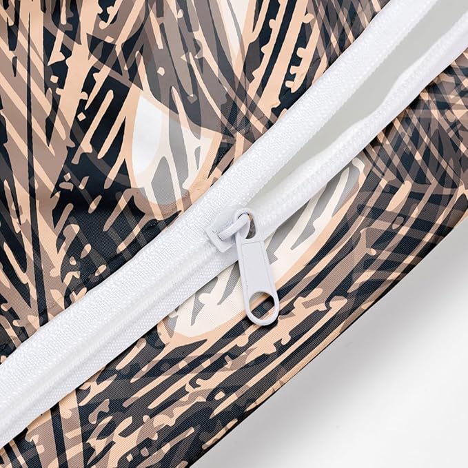 Wet Bag, Wet Dry Bag, Wet Bag for Swimsuit, Travel, Beach, Pool, Diapers, Dirty Yoga Gym Clothes, Makeup Bag, Waterproof Tropical Palm Leaves Decor Jungle Palm Leaf Favors, 12.6” x 10.2”