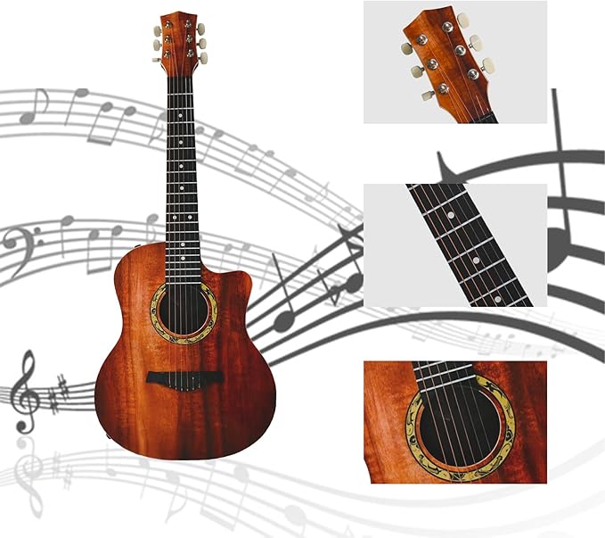 31 Inch Guitar Toy for Kids, 6Strings, Guitar Musical Instrument Toy, Birthday Present for Beginner Children Boys Girls , Beginner Practice First Musical Instrument for Children, Toddlers
