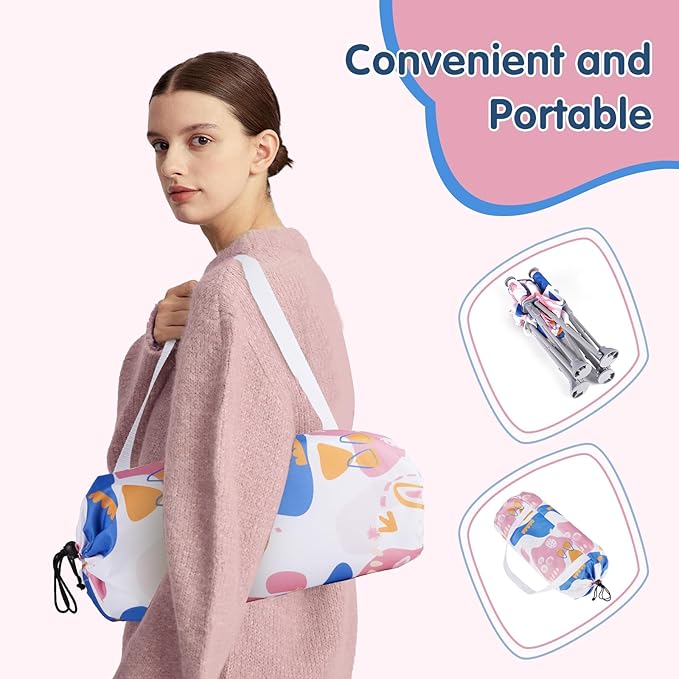 Portable Baby Booster Seat with Tray, Toddler Booster seat for Dining, Camping, Travel, Baby Beach Chair 6 Months to 3 Years Old Indoor Outdoor Use CH2408