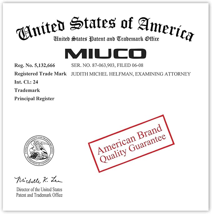 MIUCO Room Darkening Texture Look Blackout Curtain Panels for Office Set of 2 52x95 Inch Long Black