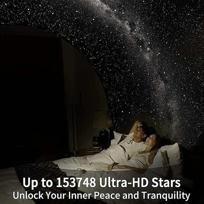 Planetarium Star Projector,Galaxy Projector for Bedroom,Ultra Clear Galaxy Night Light with 4K Replaceable 13 Galaxy Discs 360 Degree Rotation Real Sky Light for Kids Room Birthday Valentines Gift