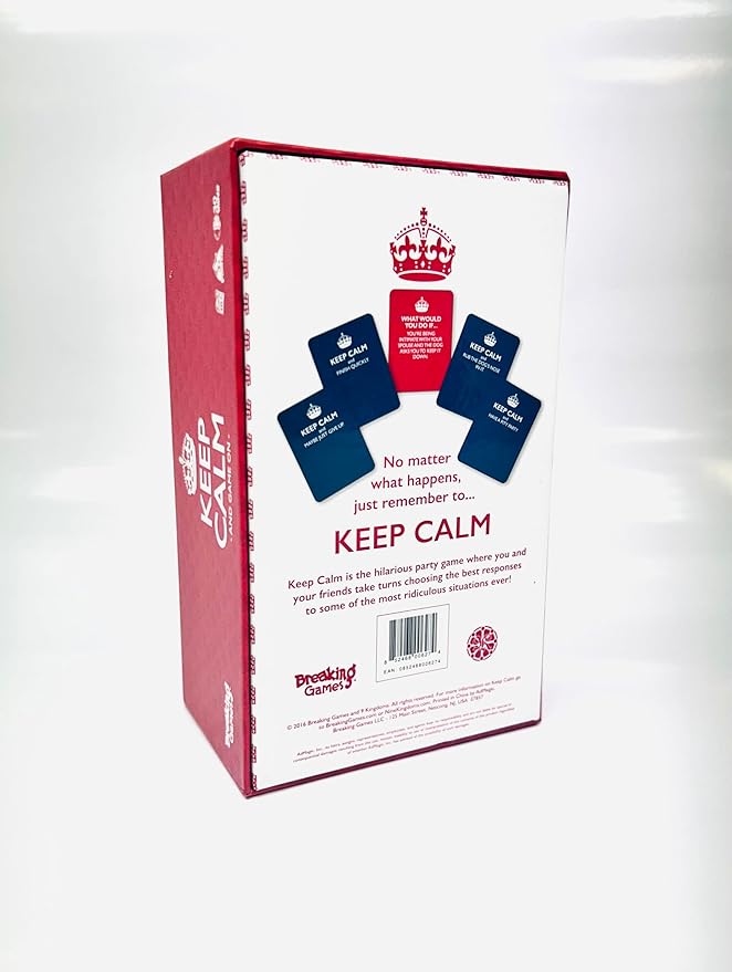 Keep Calm - Hilarious Party Game for Friends and Family - Ideal for Game Night - Ages 17+, 3-8 Players