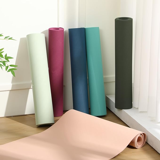 Timgle 24 Pack 68" x 24" Yoga Mat Bulk, 4mm Thick Extra Long Sports Mat Anti Slip Tear Resistant Yoga Exercise Set for Fitness Stretching Home Workout Gym and Studio