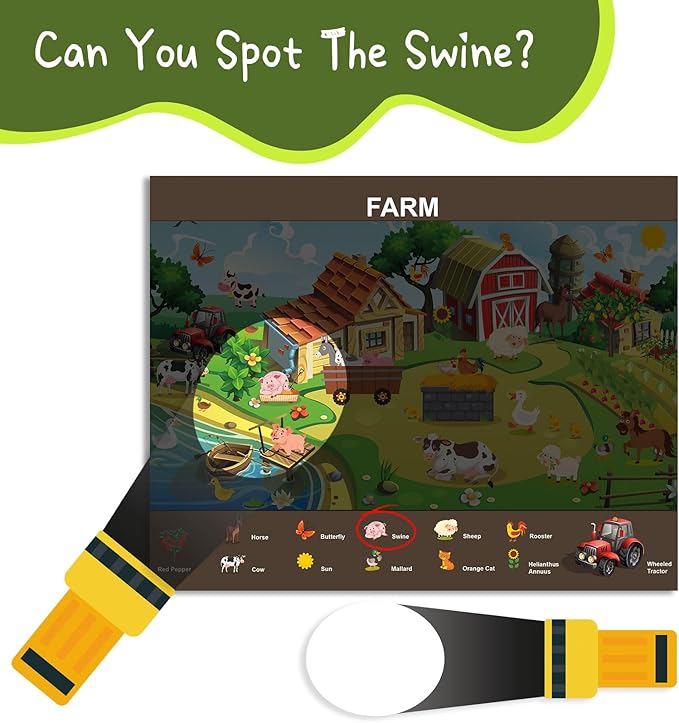 Search and Find Books for Kids 3-5,Toddler Preschool Larning Activities Educational Toys for 3 4 5 6 Year Old Boys Girls, Travel Game for Road Trip Car Airplane, Easter Basket Stuffers Gifts for Kids