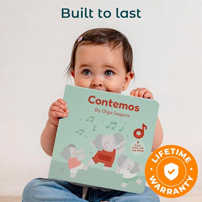 Cali's Books Spanish Count - Nursery Rhymes Sound Book for Babies and Toddlers 1-3, Baby Book with Songs for Kids, Educational Song Learning Toys, Libros en Espanol para ninos (Contemos)