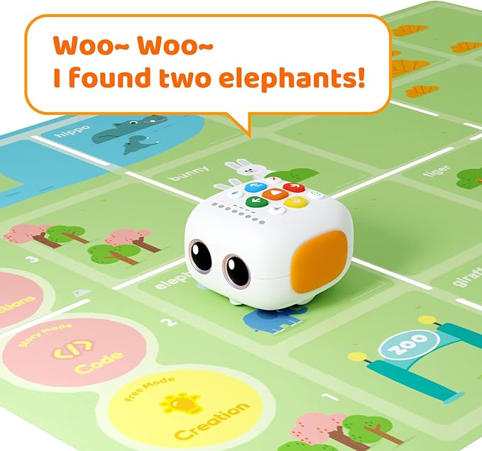 Upgraded Talebot Pro Coding Robot for Kids Aged 3-5, Education & Learning Toys for Toddlers to Learn Early Programming, Screen-Free STEM Robotics for Classroom Pre-k Kids Homeschool