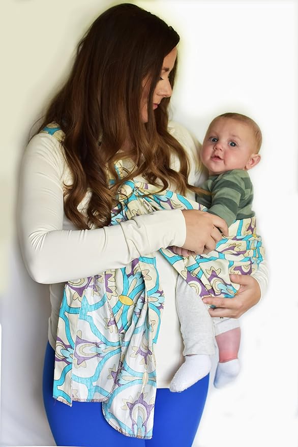 Lite-on-Shoulder Ring/Pouch Baby Sling Fish Tail