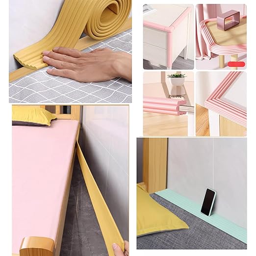 Bunk Bed Ladder Pads,Traction Treads for Stair Steps,Soft Extra-Wide Edge Protector,Self-Adhesive Bunk Bed Ladder Cover Foam Padding,Furniture 16.5 Ft Light Green