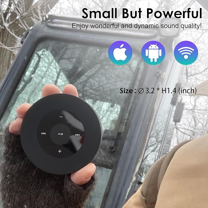 XLEADER Small Bluetooth Speaker (Gift Box Packed) Portable Speakers Bluetooth Wireless with Mic/Micro SD/Aux Input, Touch Design, Deep Bass, 12H Playtime, Mini Speaker for iPhone Laptop PC Office Car