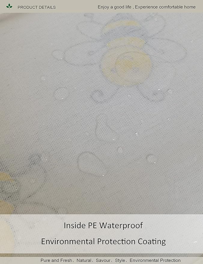 Rectangular Folding Laundry Basket, waterproof Canvas Basket,gift basket,Suitable for children's room,Office,Clothes,Toys Storage(Bee)