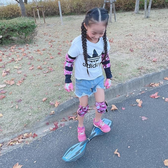 Soft-Style Kids Knee and Elbow Pads with Bike Gloves, Flexible Impact-Resistant Gear for Ages 2-11, Designed for Balance Bikes, Roller-Skating, and Skateboarding