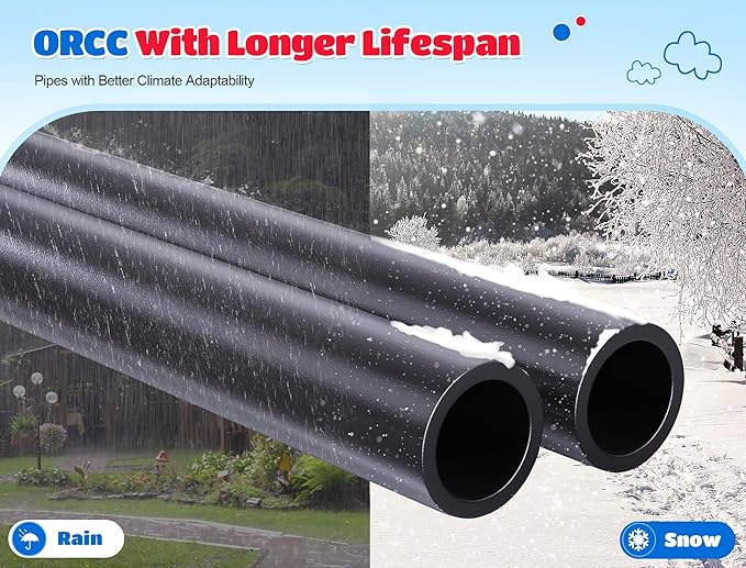 ORCC 8 x 13 FT Oval Outdoor Trampoline with Safety Net - Recreational Gymnastics Trampoline for Kids, 1200LBS Capacity, Heavy-Duty Galvanized Steel Frame