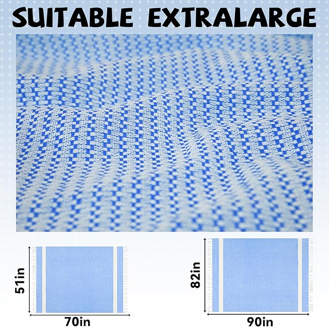 Yoga Woven Throw Blanket Lightweight Large Soft Workout Spa Hot Tub Towel Meditation Supplies Gymnastics Gear Sport Mat Cover Falsa Equipment Accessories Gym Essential Excise Stuff Gift Black Grey