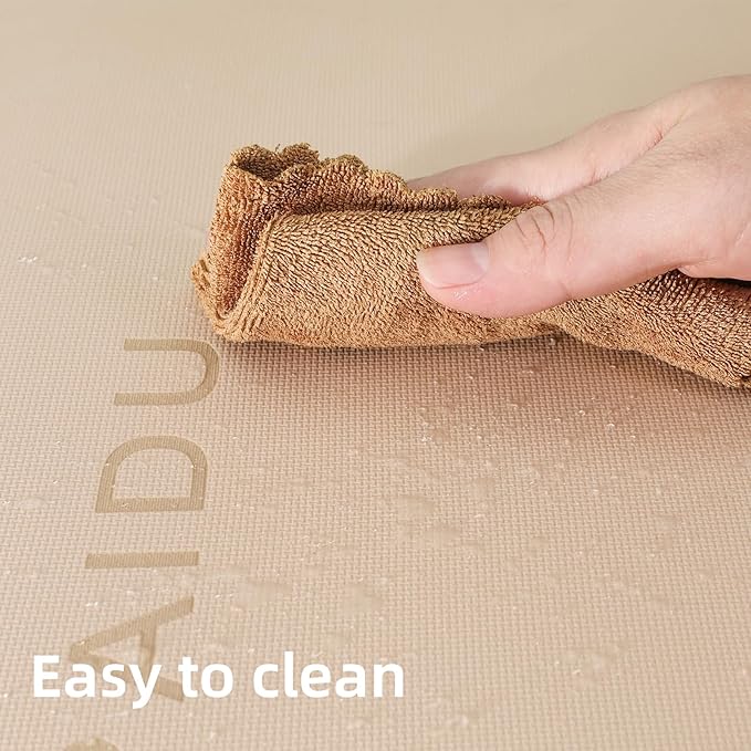 Yoga Mat Non Slip Anti-tear,extra thick-2/5 inch(10MM)High Resiliency Professional POE Yoga Mats for Women Men Kids,72"x24"inch,Workout, Yoga, Pilates and Floor Exercise, with Carrier Strap