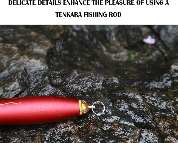 Tenkara Rod Fly Fishing Rod Kit - Kids Fishing Pole Small Stream Collapsible Fly Poles All Waters Quality Carbon Tube Creek Rods