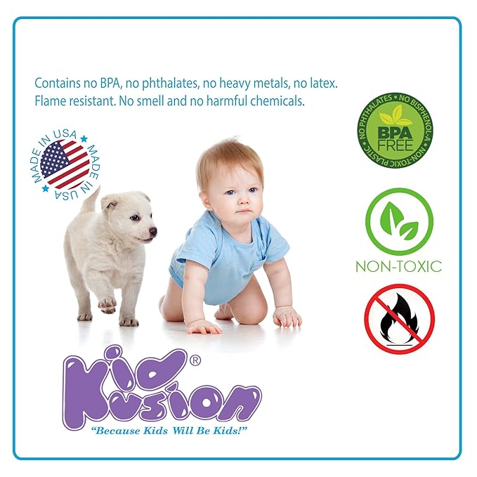 KidKusion Baby Proof Edge Cushion Protector | Made in USA | Foam Rubber Furniture and Fireplace Edge Guard Bumper | Black | 12 Ft | Tape Included