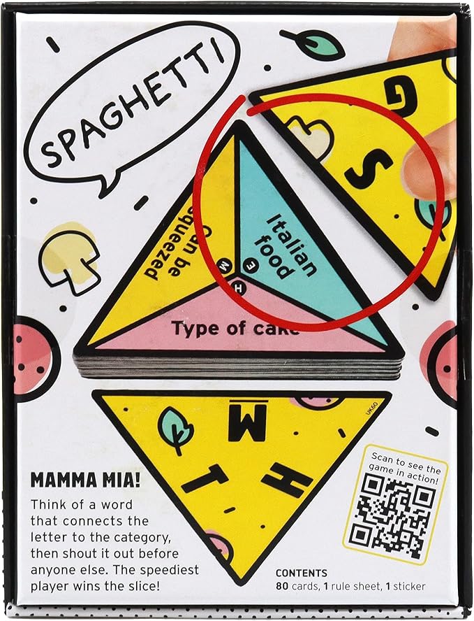 Big Potato P for Pizza: Family Card Game | Great for Adults and Kids | Perfect for The Holidays and Family Game Night | Compact Card Game