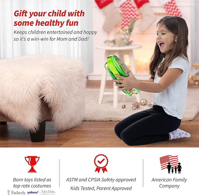 Born Toys Kids Costumes Set, 3-in-1 Dress Up & Pretend Play, Ages 3-7, Washable