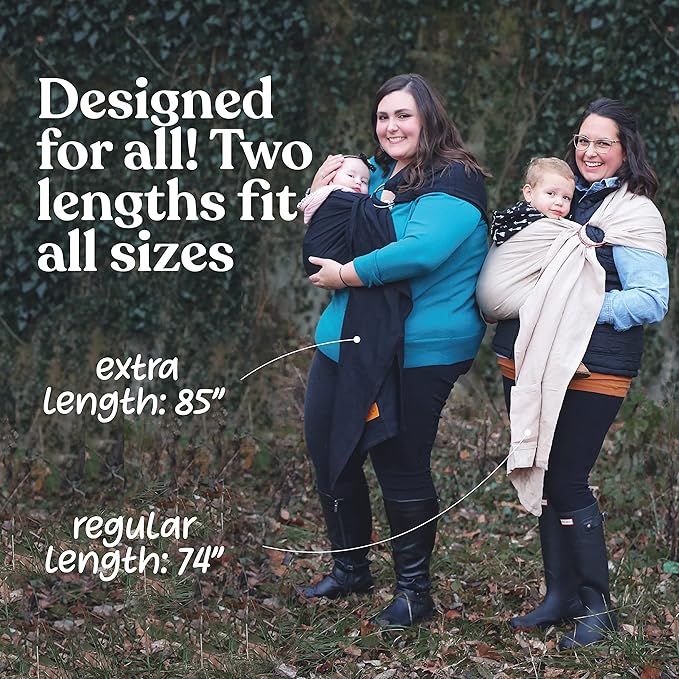 Nalakai Ring Sling Baby Carrier, Soft Linen Baby Sling, Baby Wrap, Comfort, Style, and Giving Back - Carry Your Little One with Love