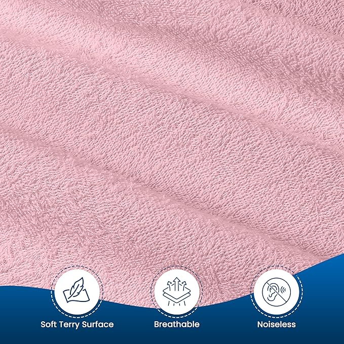 Utopia Bedding Waterproof Mattress Protector Queen Size, Premium Terry Mattress Cover 200 GSM, Breathable, Fitted Style with Stretchable Pockets (Pink)