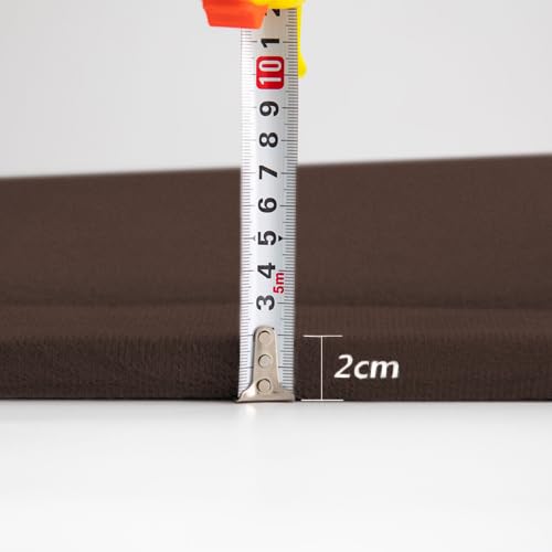 Loartee Coral Velvet Crawling Rug (6'8"x 6'8", Coffee) for Toddler Children Play Area Rug Yoga Mat Exercise Pad Carpet