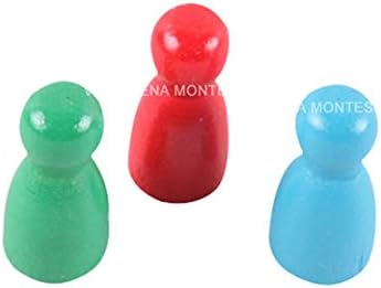 Adena Montessori Stamp Game,Montessori Wooden Math Materials Counting Toy, Early Development Wooden Math School Teaching Aids,Sensorial Educational Tools Preschool Early Learning Toys for Kids