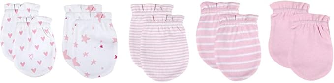 Unisex Baby Cotton Scratch Mittens For Newborn Baby Boys Girls Mittens Accessory 0-6 Months