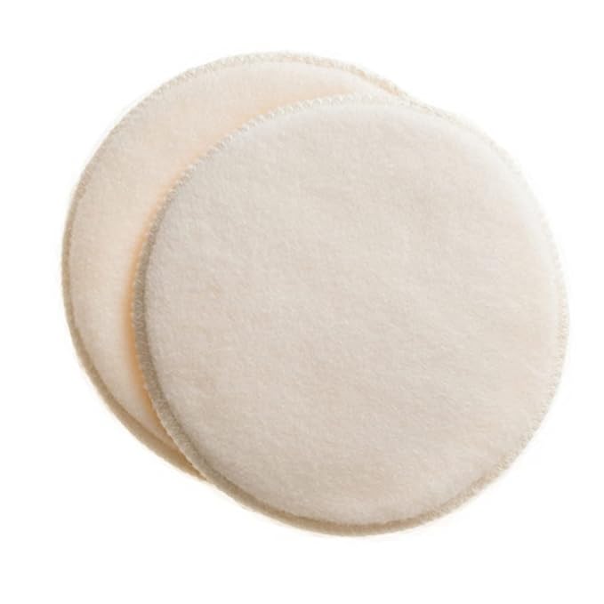 Merino Wool Nursing Pads, Style Softline, Regular Thickness, Size 3.5 in. Diameter